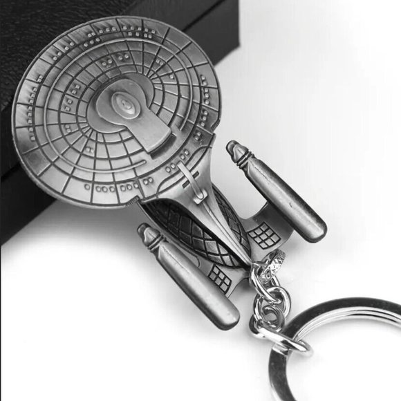 Star Trek Other - Star Trek Starship USS Enterprise NCC-1701-D Metal Alloy Keychain